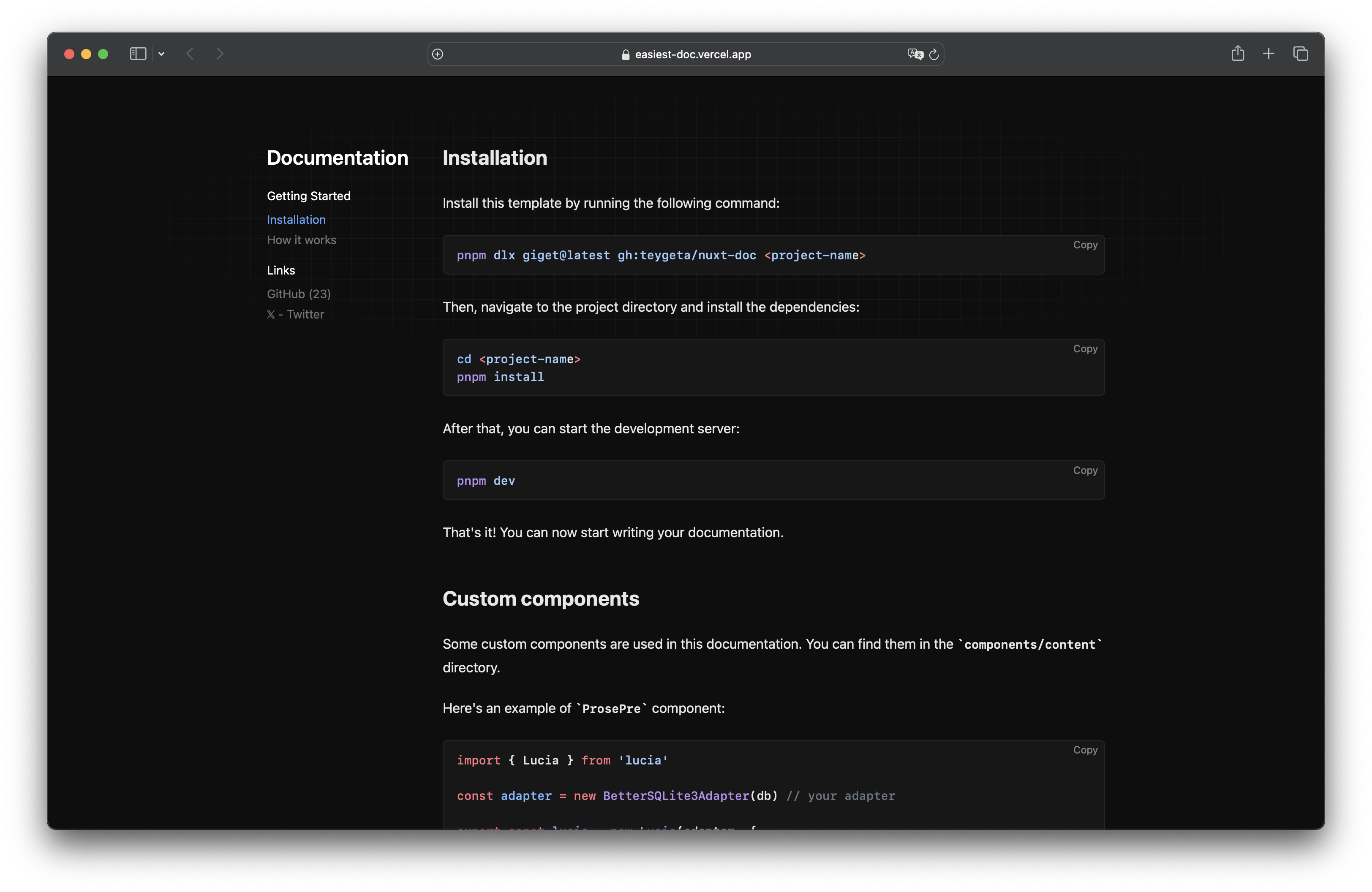 nuxt-docs screenshot